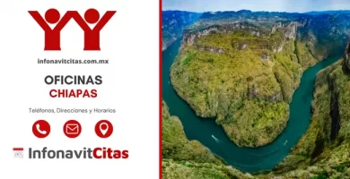 Oficinas Infonavit Chiapas telefonos horarios y direcciones