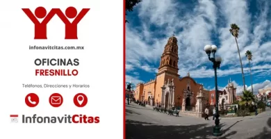 Oficinas Infonavit Fresnillo telefonos direcciones y horarios