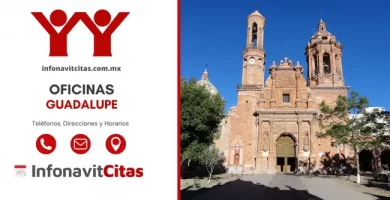 Oficinas Infonavit Guadalupe telefonos direcciones y horarios