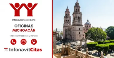 Oficinas Infonavit Michoacán direcciones telefonos y horarios