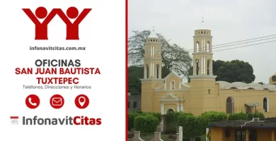 Oficinas Infonavit San Juan Bautista Tuxtepec telefonos horarios y direcciones