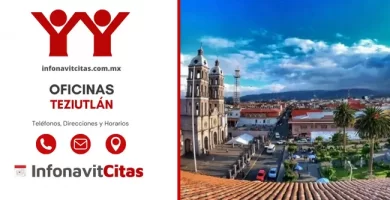 Oficinas Infonavit Teziutlán telefonos direcciones y horarios