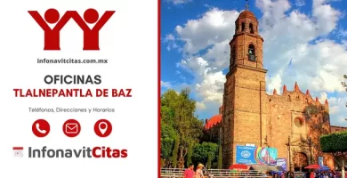 Oficinas Infonavit Tlalnepantla de Baz horarios direcciones y telefonos