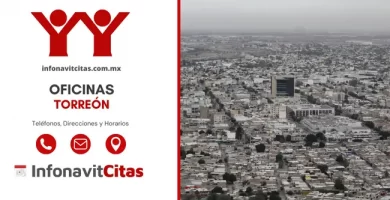 Oficinas Infonavit Torreón telefonos horarios y direcciones