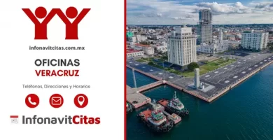Oficinas Infonavit Veracruz telefonos direcciones y horarios